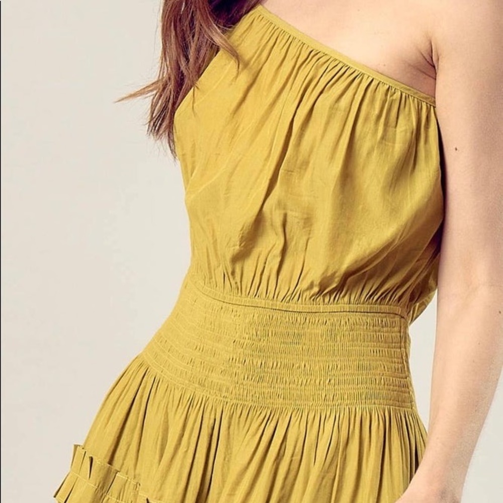 Mustard Seed One Shoulder Cami Dress NWT - Picture 5 of 7
